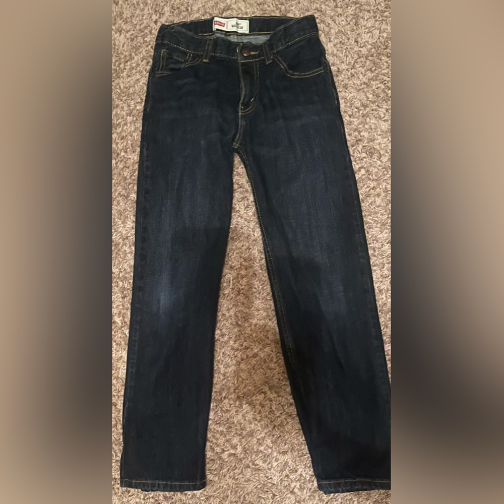 LEVIS BOY'S 505 REGULAR JEANS 24X22 SIZE 12
